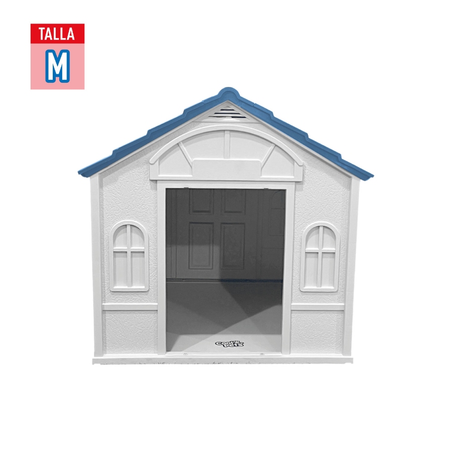 Casa Coolpets Techo Azul Tama&ntilde;o M, , large image number null