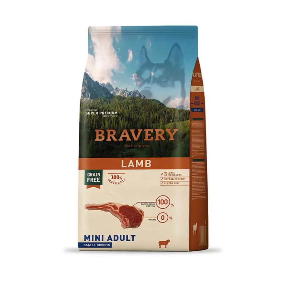 Bravery Lamb Mini Adult Small Breeds alimento para perro, , large image number null