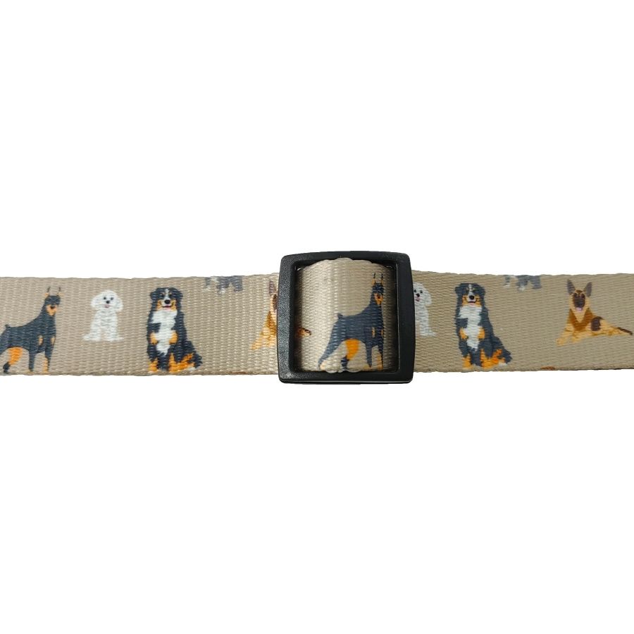 Collar con estampado de perritos ajustable para perros, , large image number null