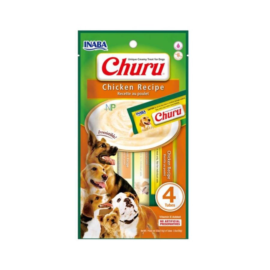 Churu perro 4p pollo 56GR, , large image number null