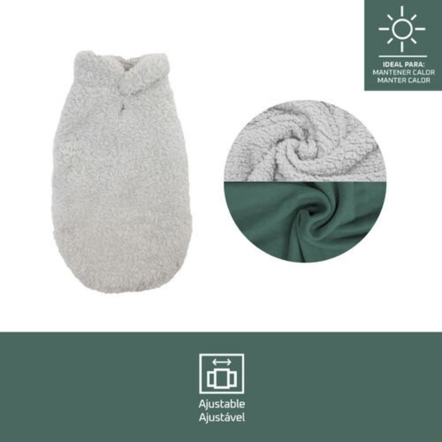 Outech sudadera borreguillo color perla para perros, , large image number null