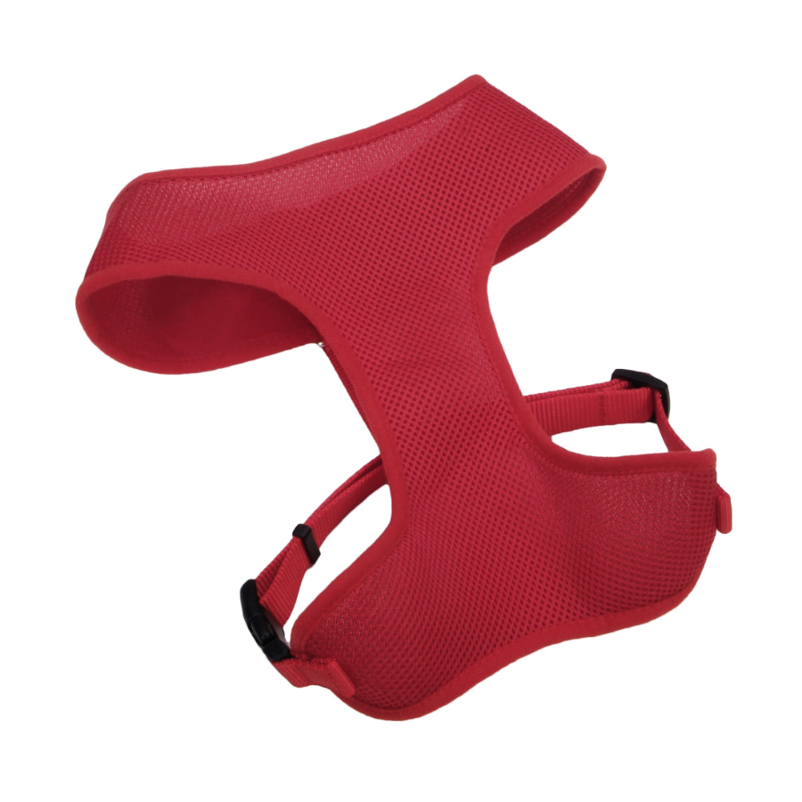 Arnés acolchado ajustable para perros color rojo, , large image number null