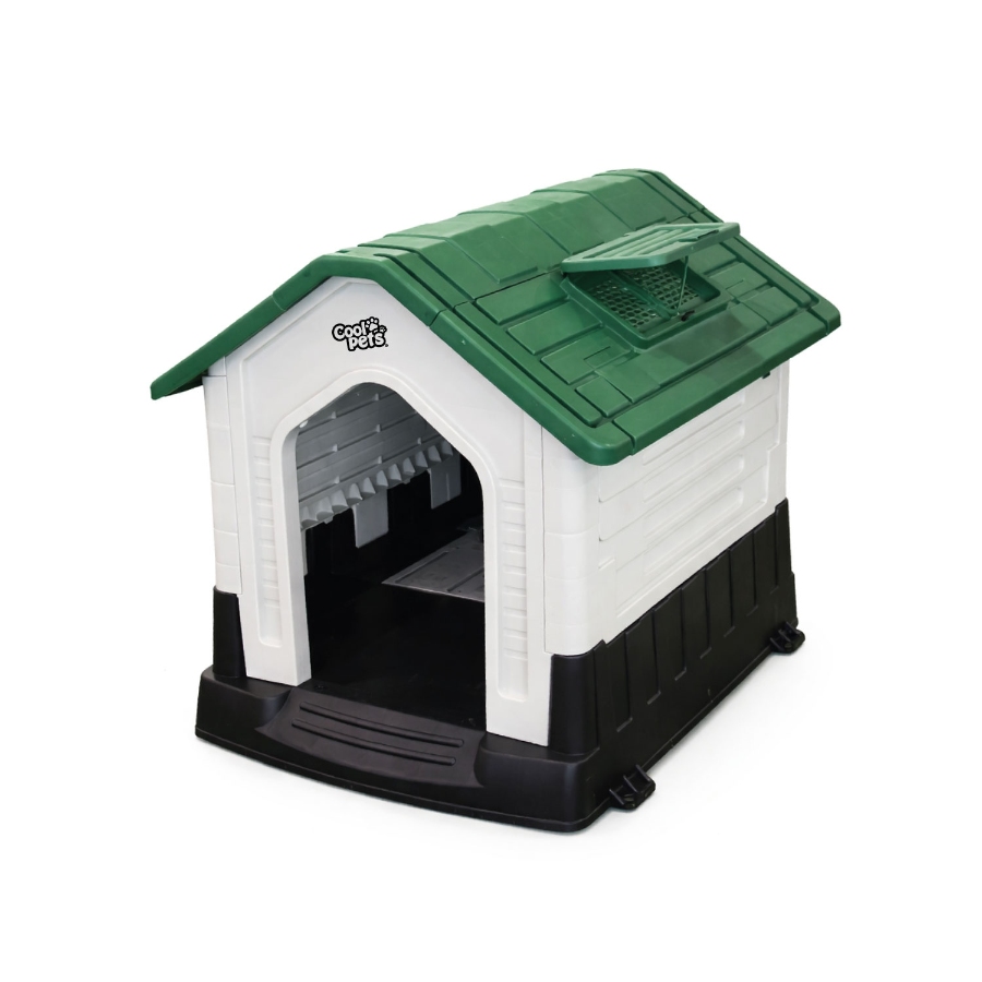 Casa Coolpets Verde Con Respirador Tama&ntilde;o M, , large image number null