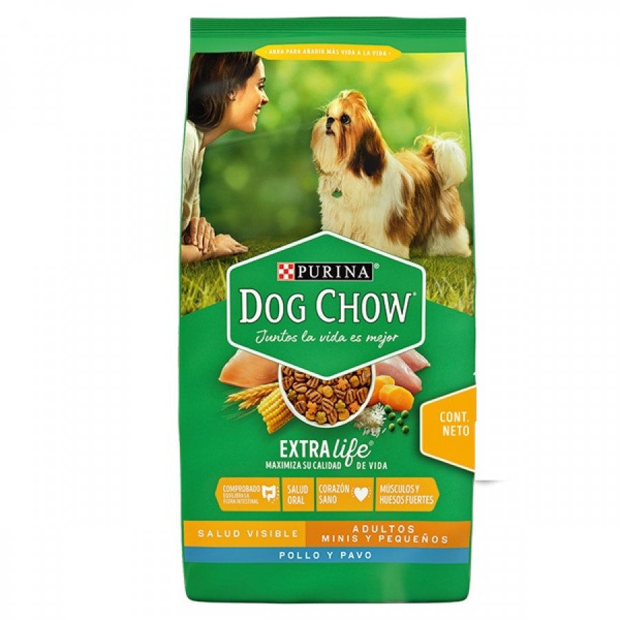 Dog Chow Adulto Minis Y Pequeños - Pollo Pavo alimento para perro, , large image number null