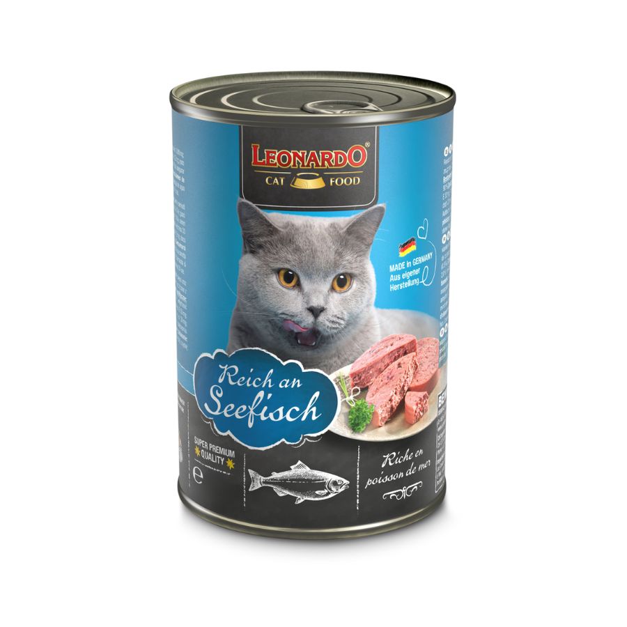 Leonardo lata quality selection pescado alimento húmedo para gatos