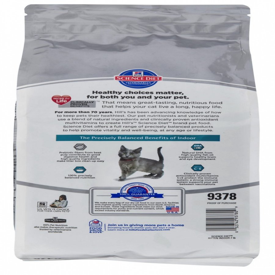 Hills Kitten Indoor alimento para gato, , large image number null