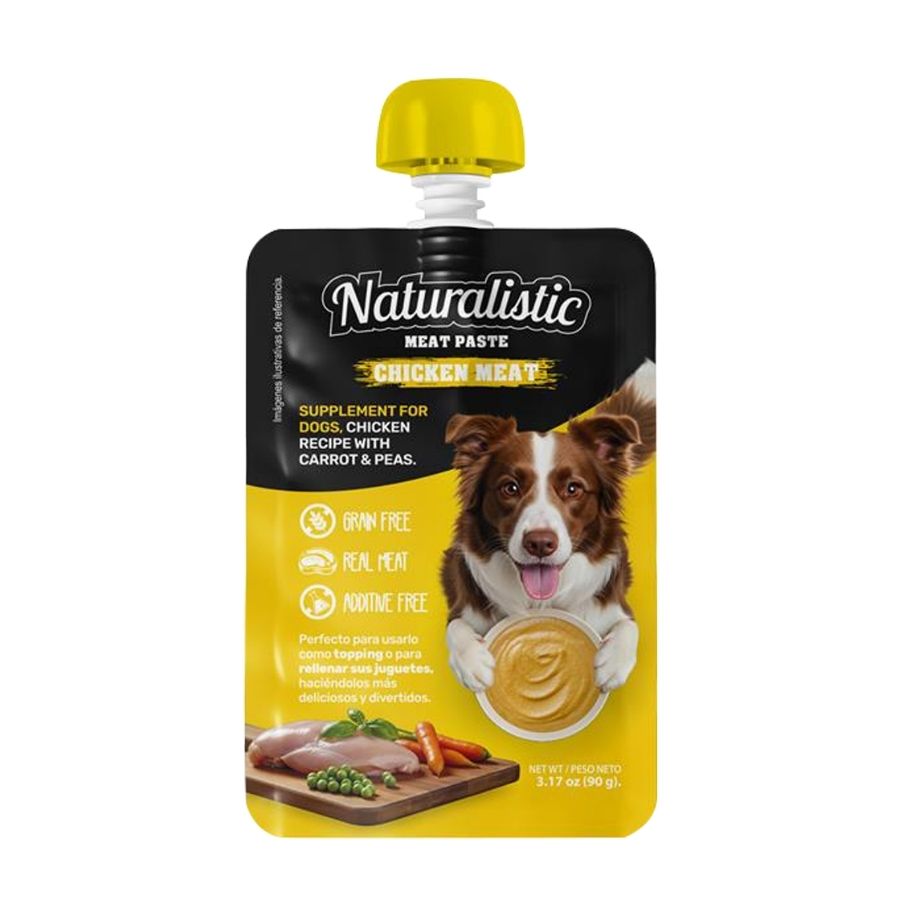 Naturalistic Snack cremoso de pollo para perros 90GR a $1.946