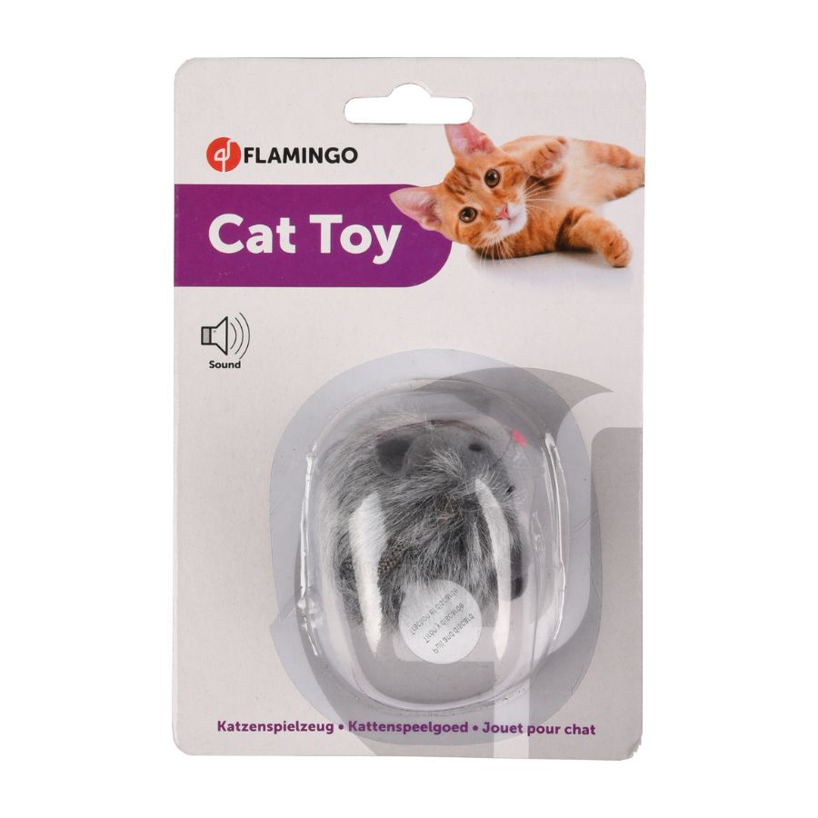 Plush mouse with sound chip, , large image number null