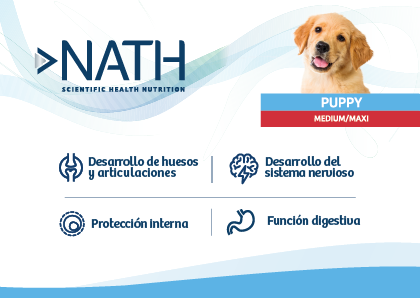 Nath Puppy Medium Maxi sabor pollo y arroz integral alimento para perros, , large image number null