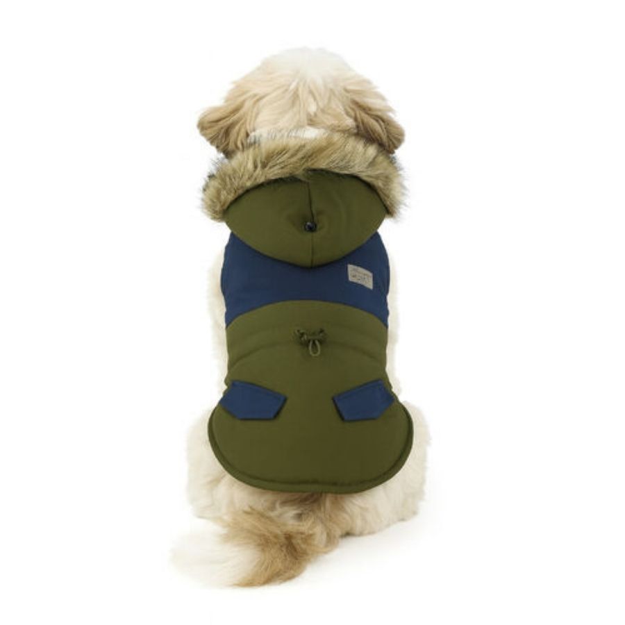 Outech abrigo impermeable color verde oliva para perros, , large image number null
