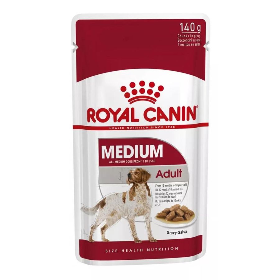 Royal Canin Adulto Medium alimento húmedo para perros 140 GR, , large image number null
