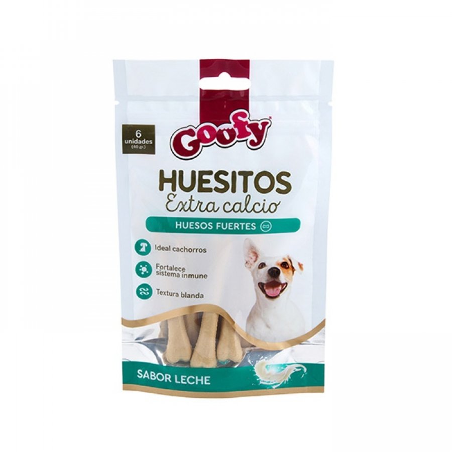 Goofy Huesito Extra Calcio Y Deteste snack para perros, , large image number null