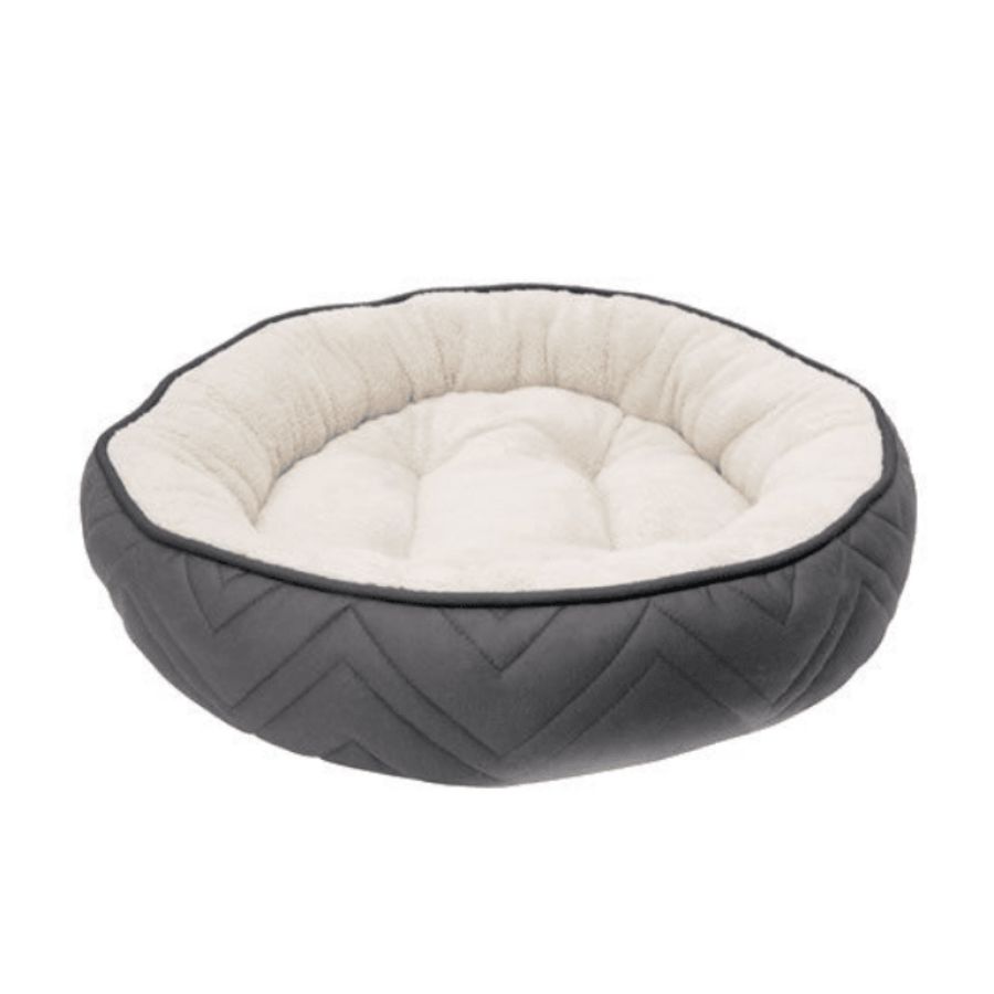 Cama para perro Dogit Dreamwell redonda gris