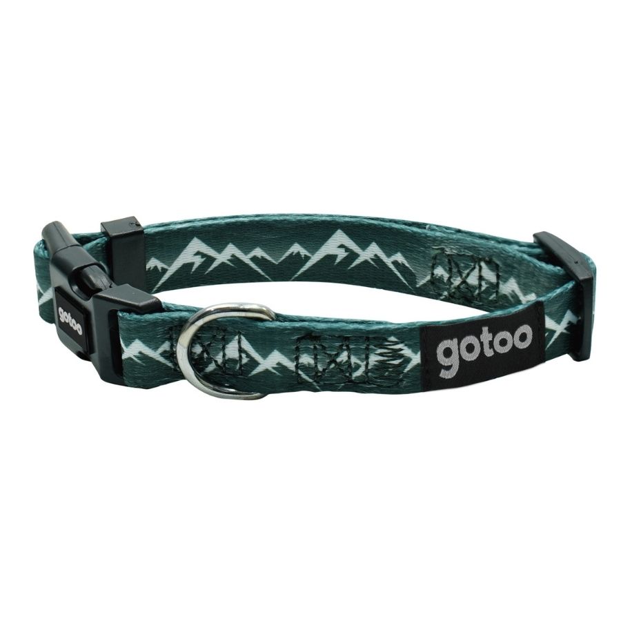 Collar con estampado de montañas para perros, , large image number null