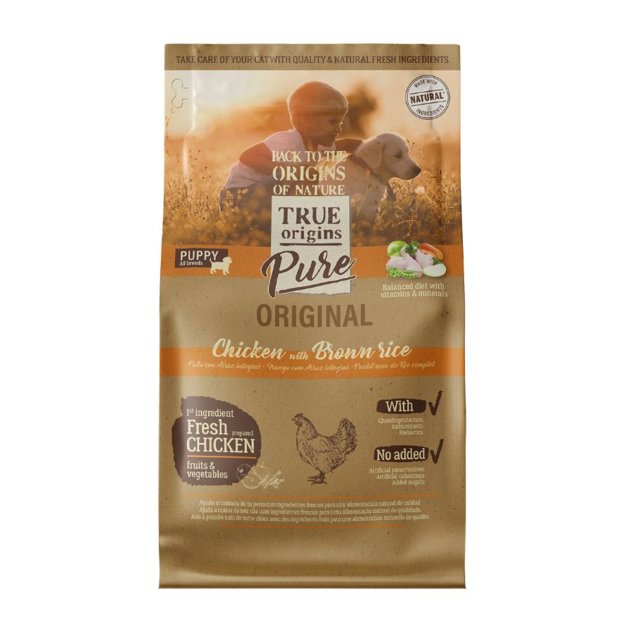 True Origins Pure Dog Puppy Chicken alimento para perro, , large image number null