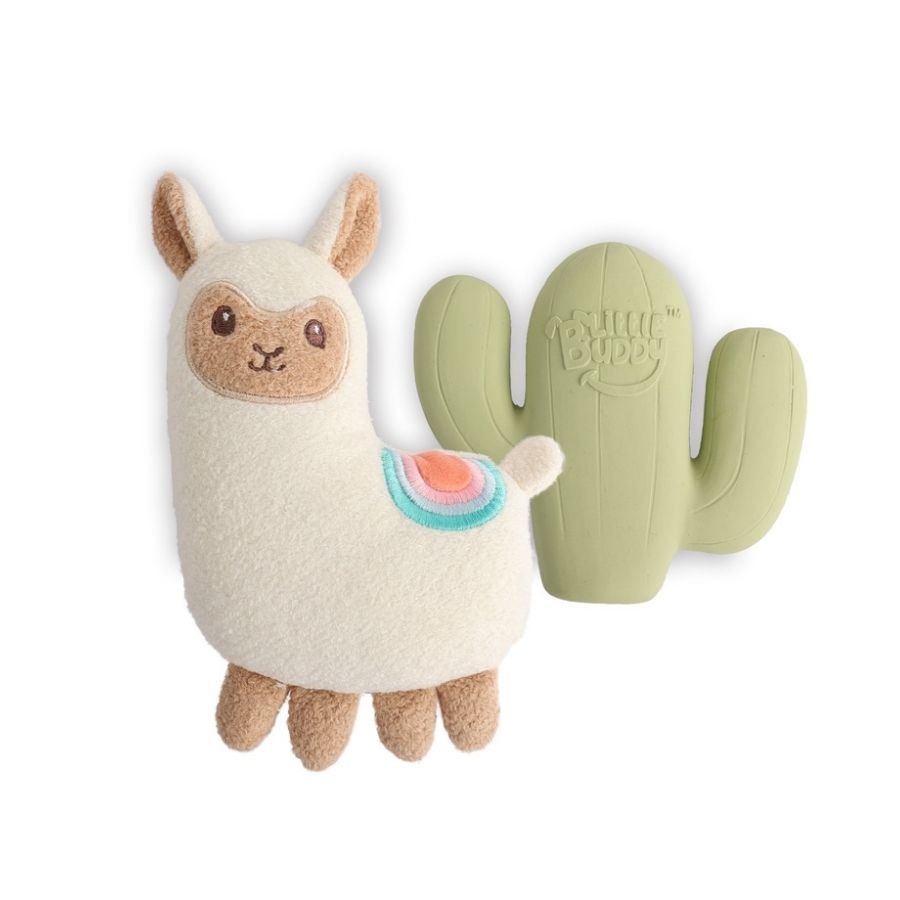 Set de juego llama+cactus para cachorros, , large image number null