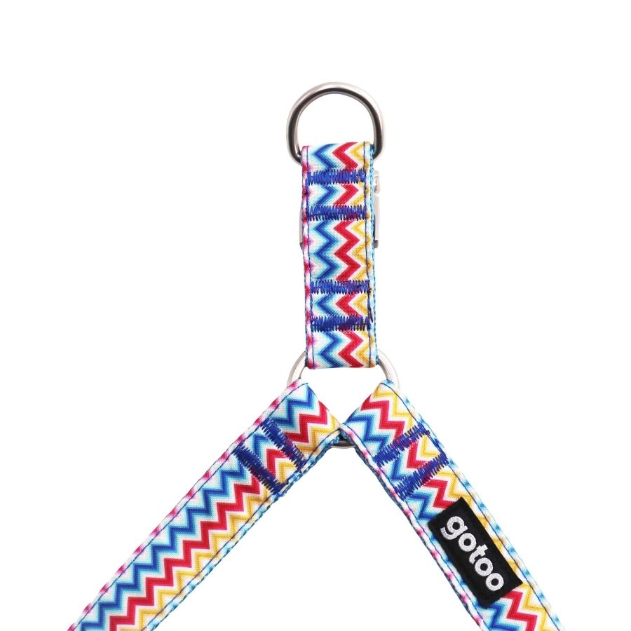 Arnés con estampado zig-zag para perros, , large image number null
