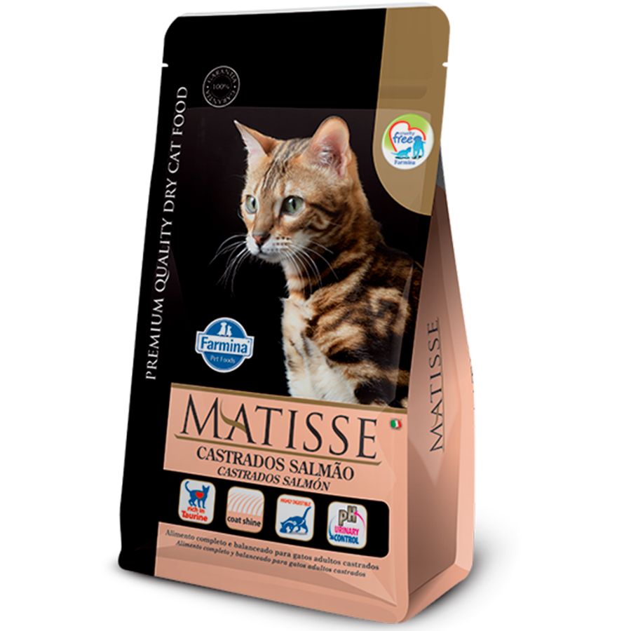 Matisse Farmina Felino Alimento Seco Castrados Salmon, , large image number null