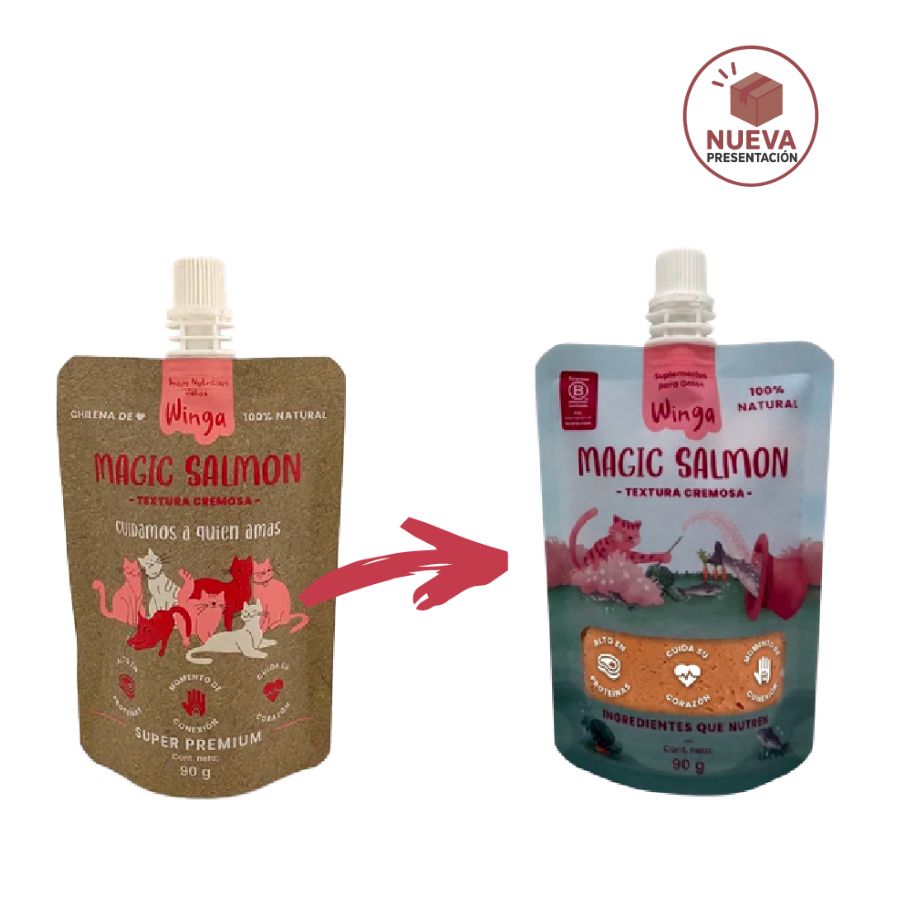 Winga magic salm&oacute;n gato 90 GR