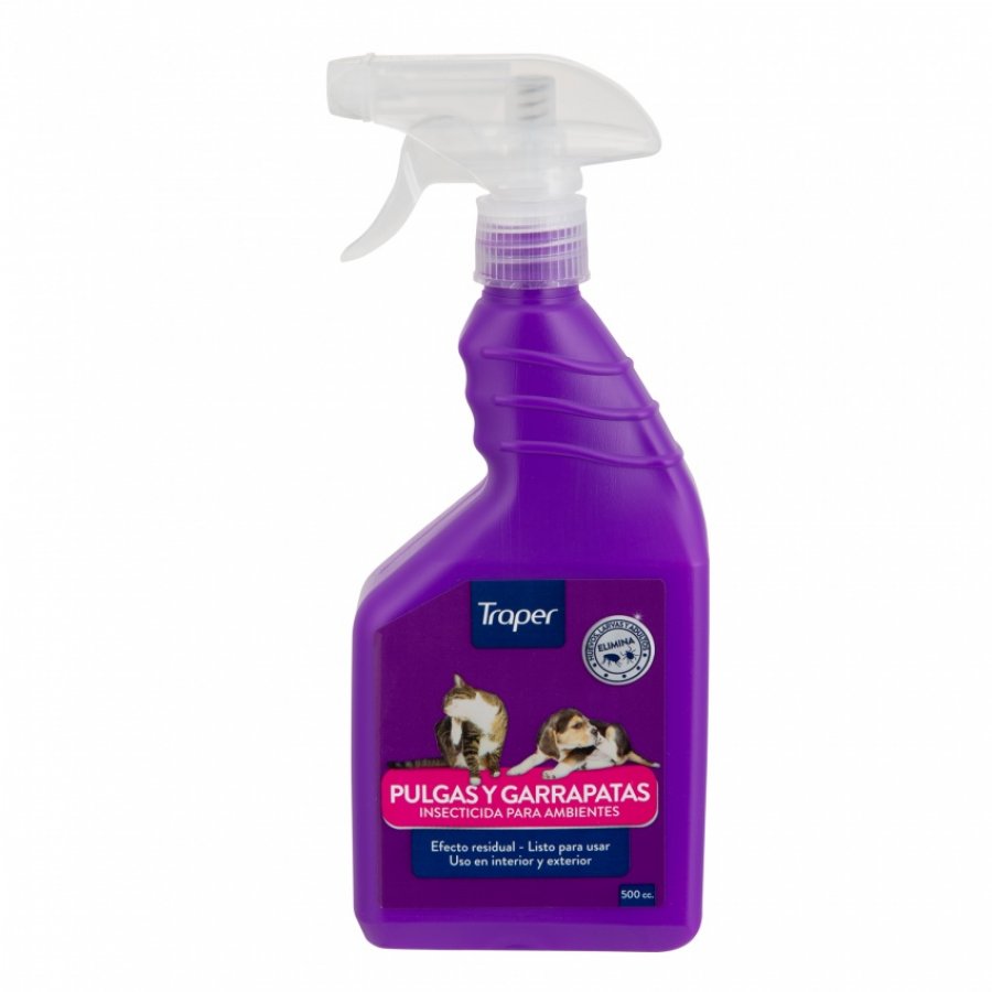 Traper pulgas y garrapatas insecticida para ambiente 500 ML