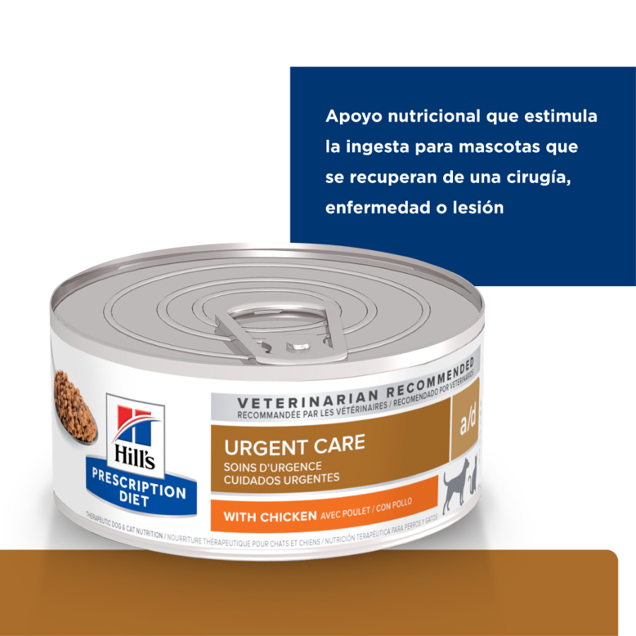 Hills lata canine & feline a/d urgent care alimento húmedo para perros 156 GR, , large image number null