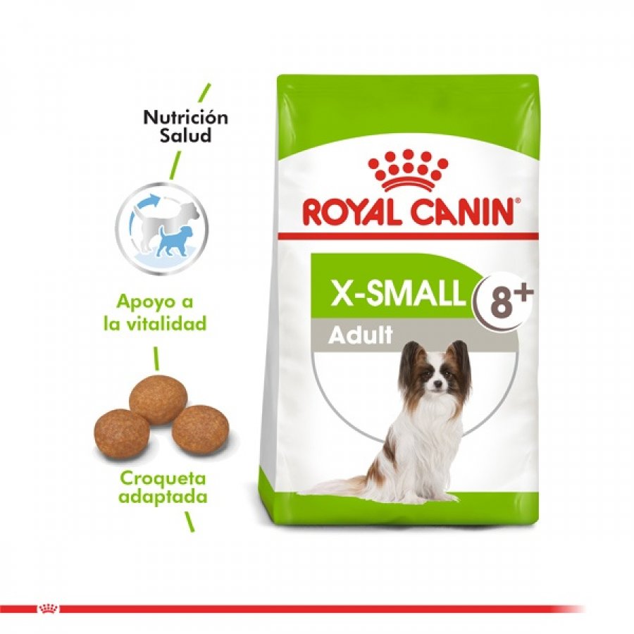 Royal canin alimento seco perro adulto x-Small adult 8+ 1KG, , large image number null