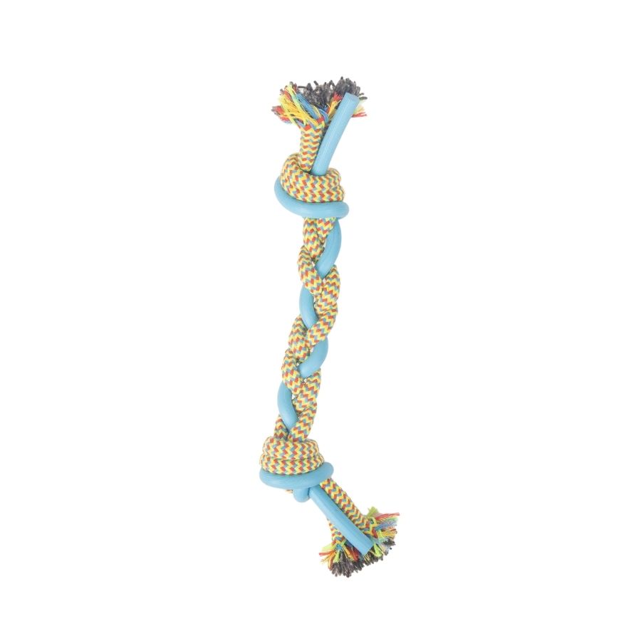 Pull Multi-texture Rope Azul Mordedor de cuerda para perro, , large image number null