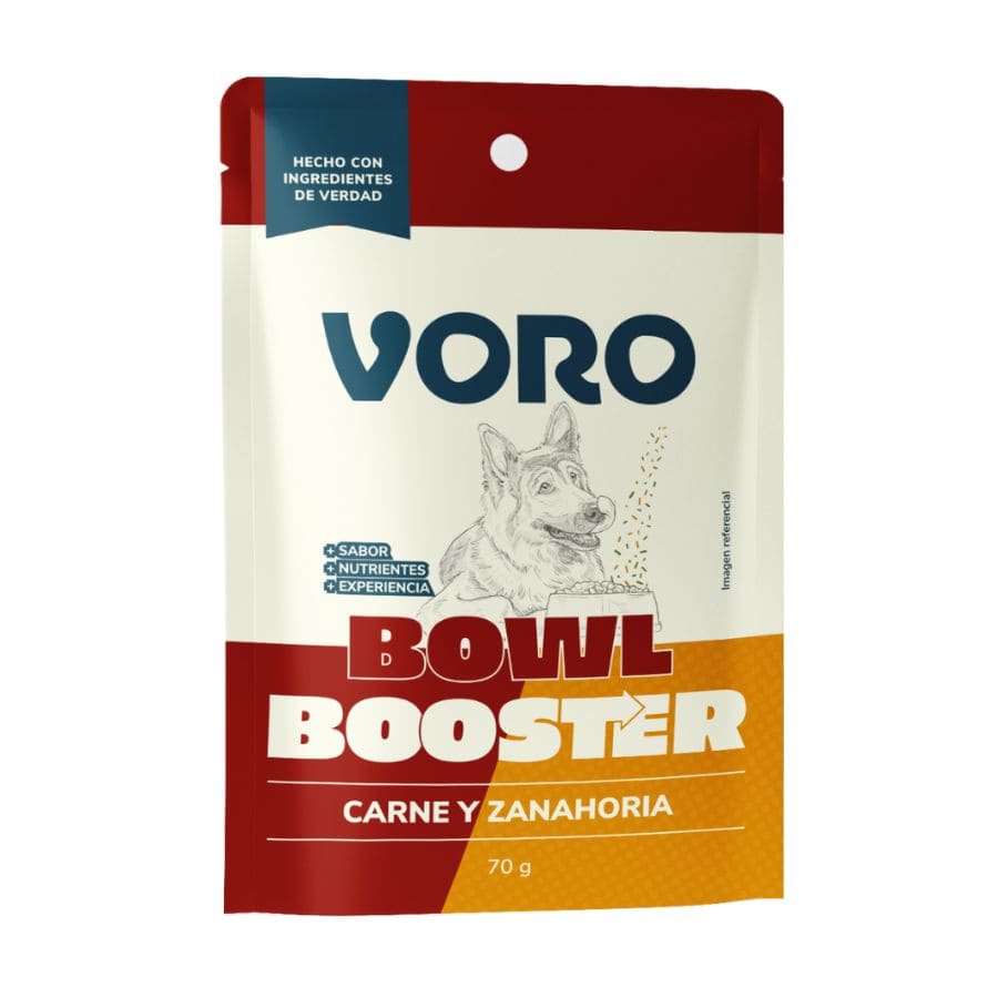 Bowl Booster carne y zanahoria 70 GR