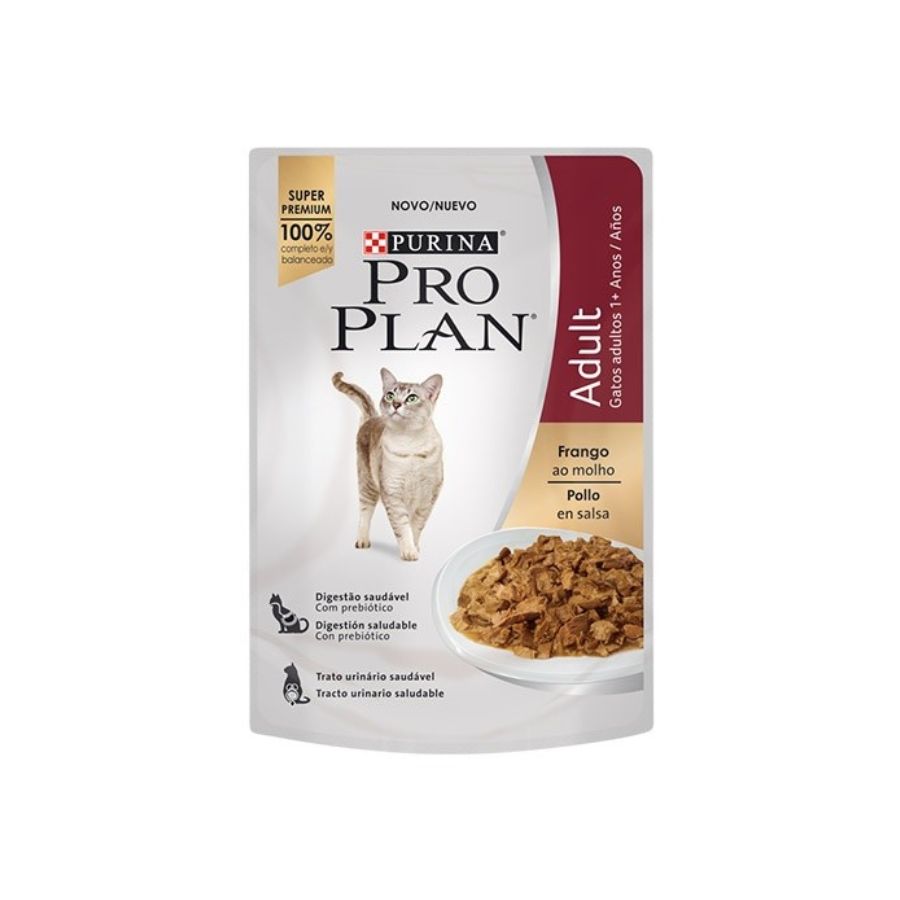 Proplan Wet Pouch Adult sabor Pollo alimento húmedo para gatos, , large image number null