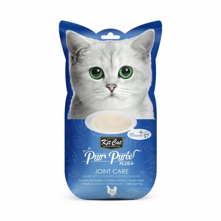 Kit-cat purr puree plus +joint care (chicken) 60 GR, , large image number null