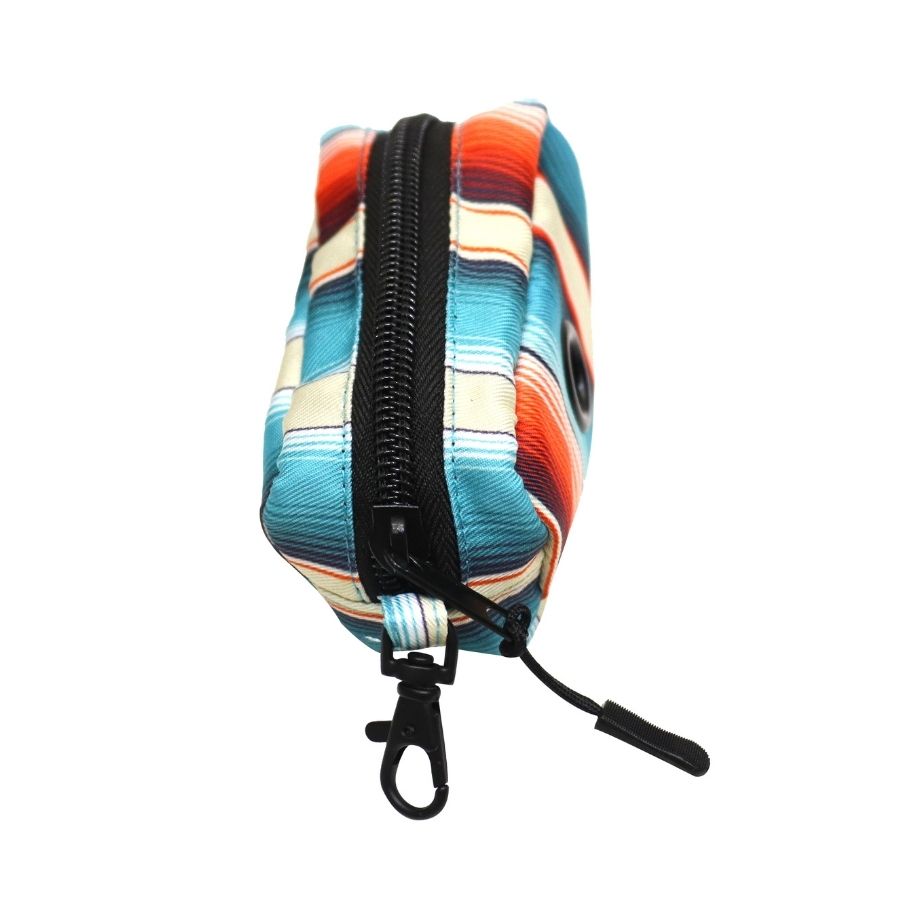 Porta bolsas con estampado a rayas multicolor, , large image number null