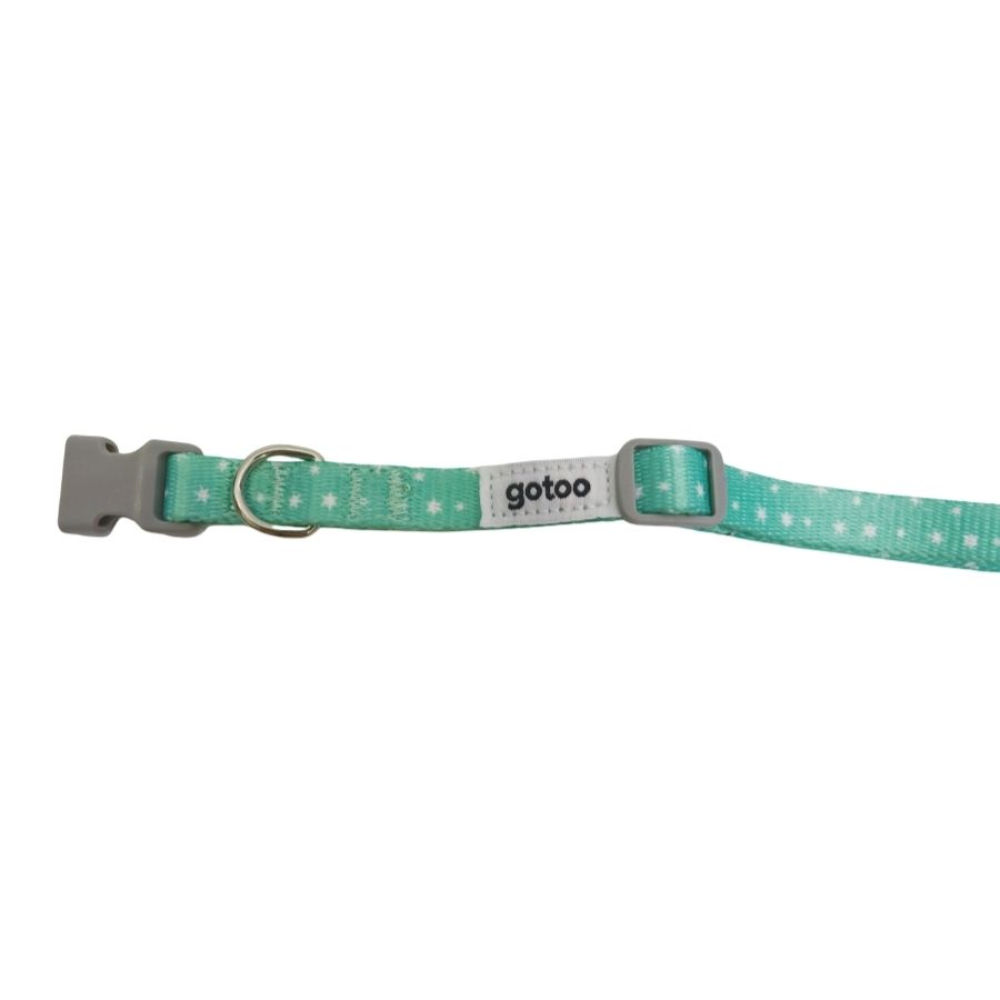 Set de collar y correa para cachorros con diseño de estrellitas, , large image number null