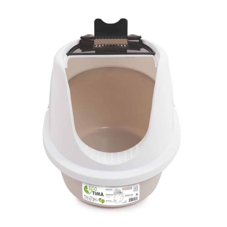 Mpets eco tima arenero para gato talla m arena del desierto