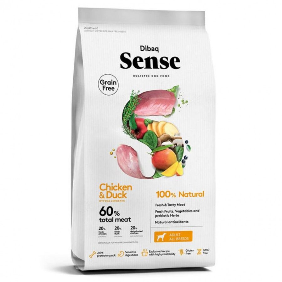 Dibaq Sense Adult Chicken & Duck alimento para perro, , large image number null