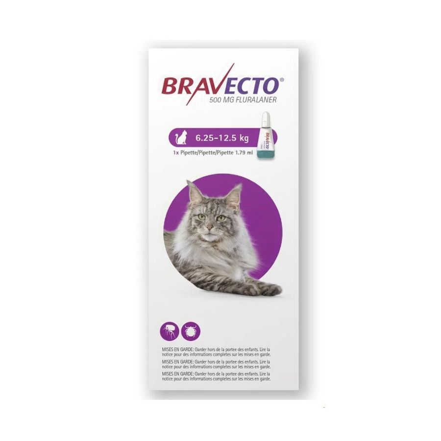 Desparasitante bravecto para gatos 6.25 a 12.5KG, , large image number null