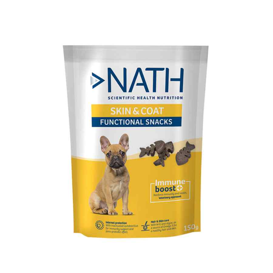 Nath snack para perros adultos cuidado del pelaje 150 GR, , large image number null