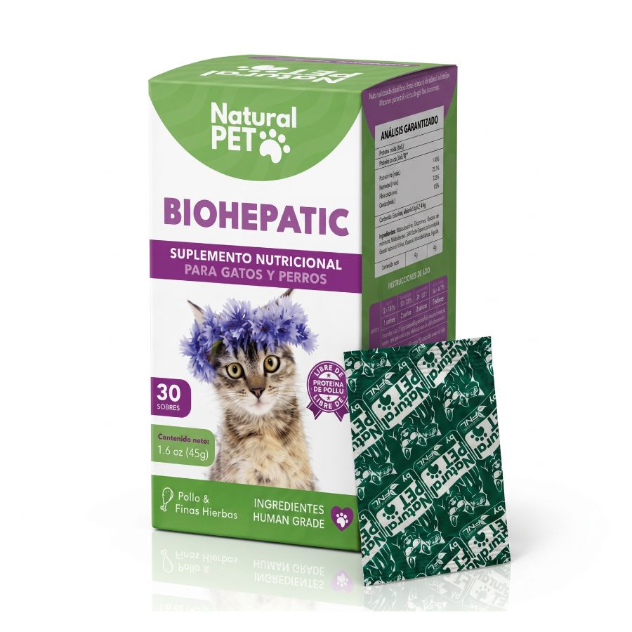 Biohepatic natural pet 30 sachets salud hep&aacute;tica para perros, , large image number null