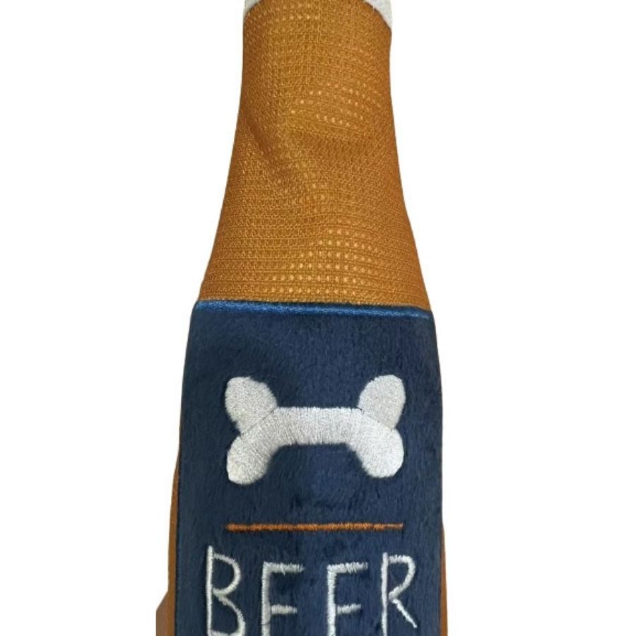 Peluche con forma de cerveza para perros, , large image number null