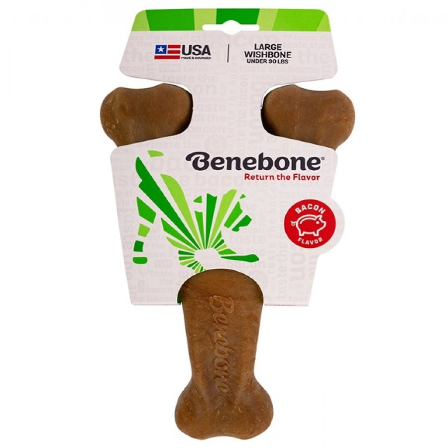 Benebone Wishbone Bacon Hueso, , large image number null