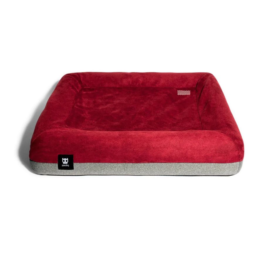 Zeedog cobertor de cama para perro Burgundy/Grey, , large image number null