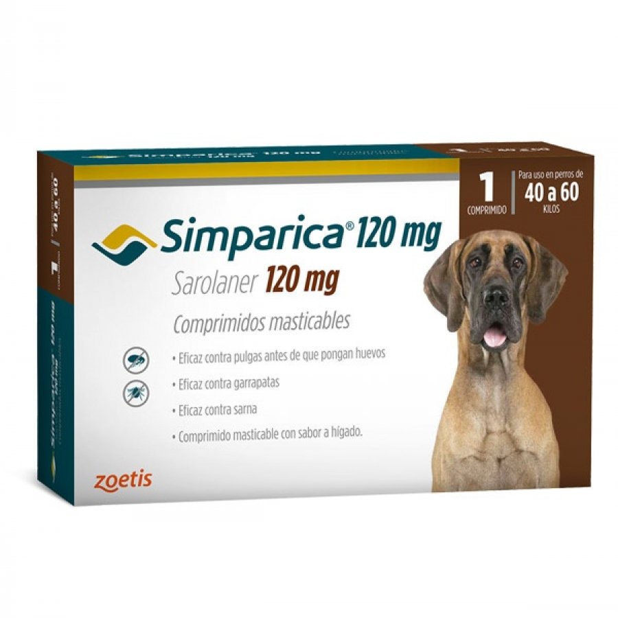 Simparica 120 Mg Antiparasitario Oral Antiparasitarios, , large image number null