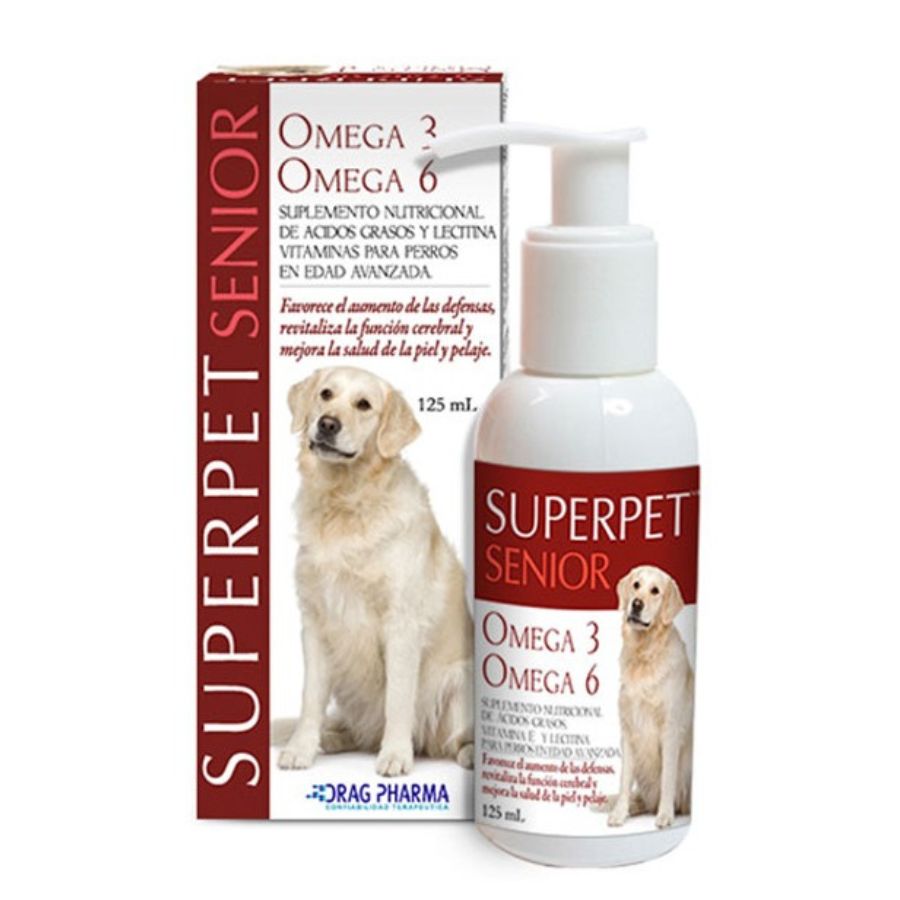 Superpet perro senior omega 3-6 125 ML