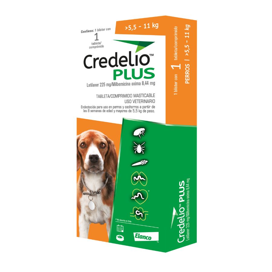 Credelio plus 225mg 1 comp 5.5-11kg antiparasitario interno y externo, , large image number null