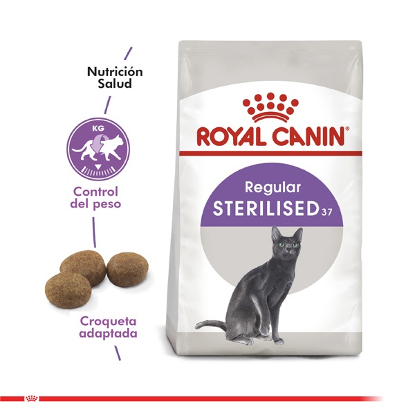Royal Canin Alimento Seco Gato Adulto Regular Sterilised, , large image number null