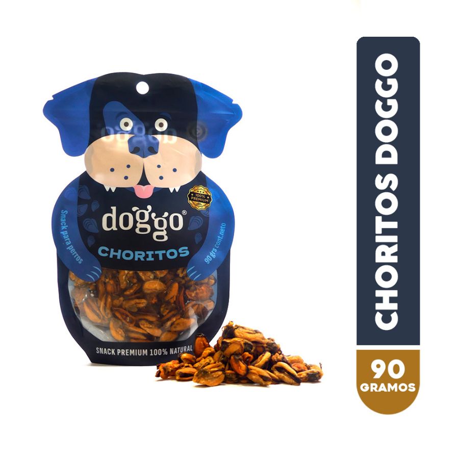 Doggo Snack premium para perros de choritos 90GR
