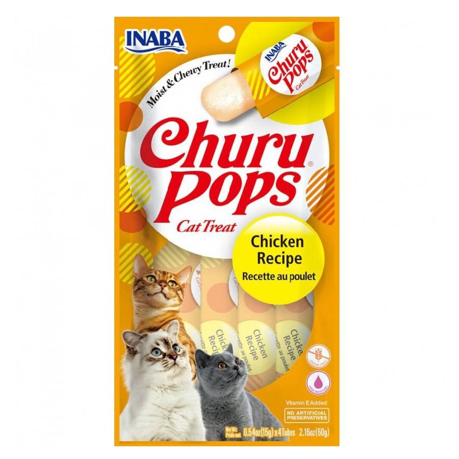 Churu pops pollo snack para gatos, , large image number null