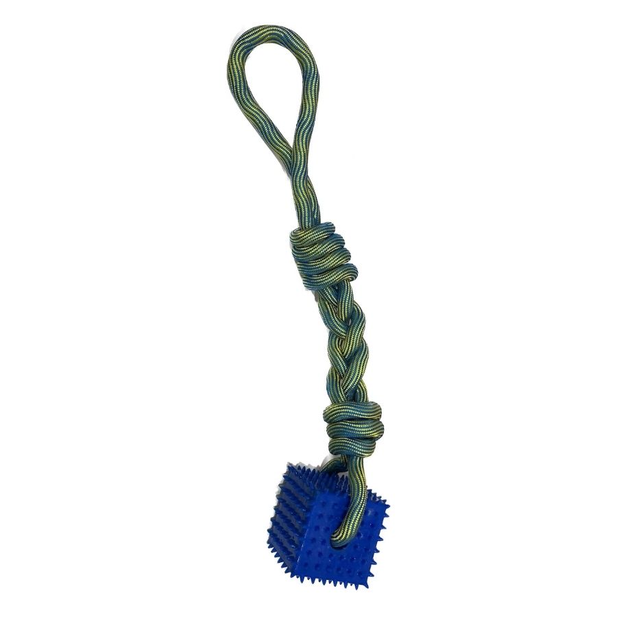 Juguete de cuerda + cubo para perros