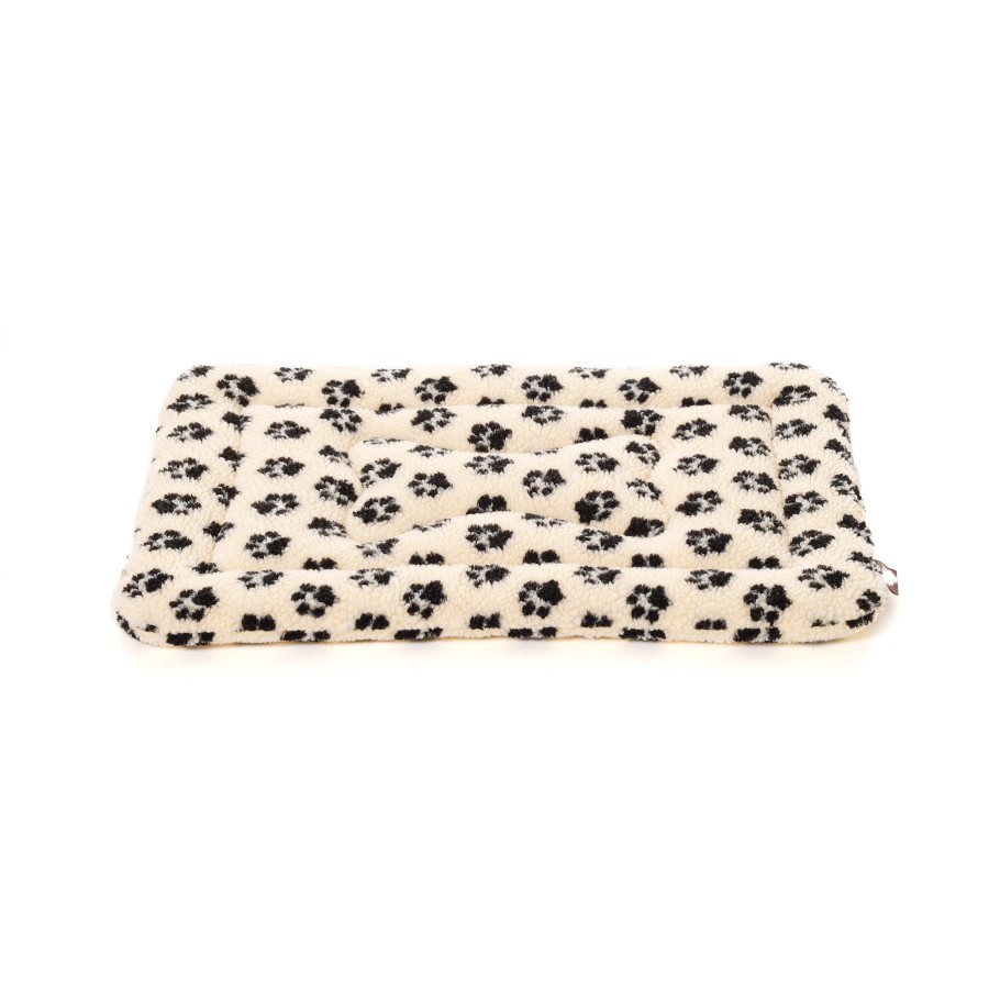 Leeby colchoneta estampada para perros con diseño de huellas, , large image number null