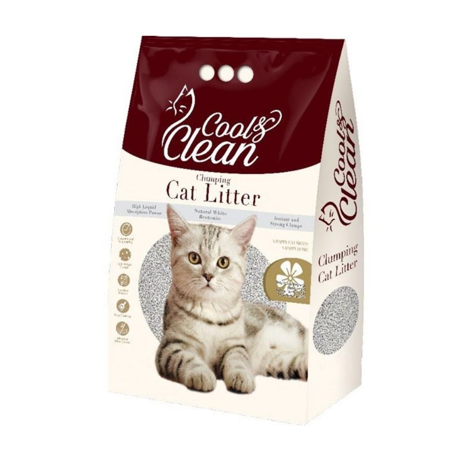 Arena para gatos Cool & clean sanitaria 8.5 KG