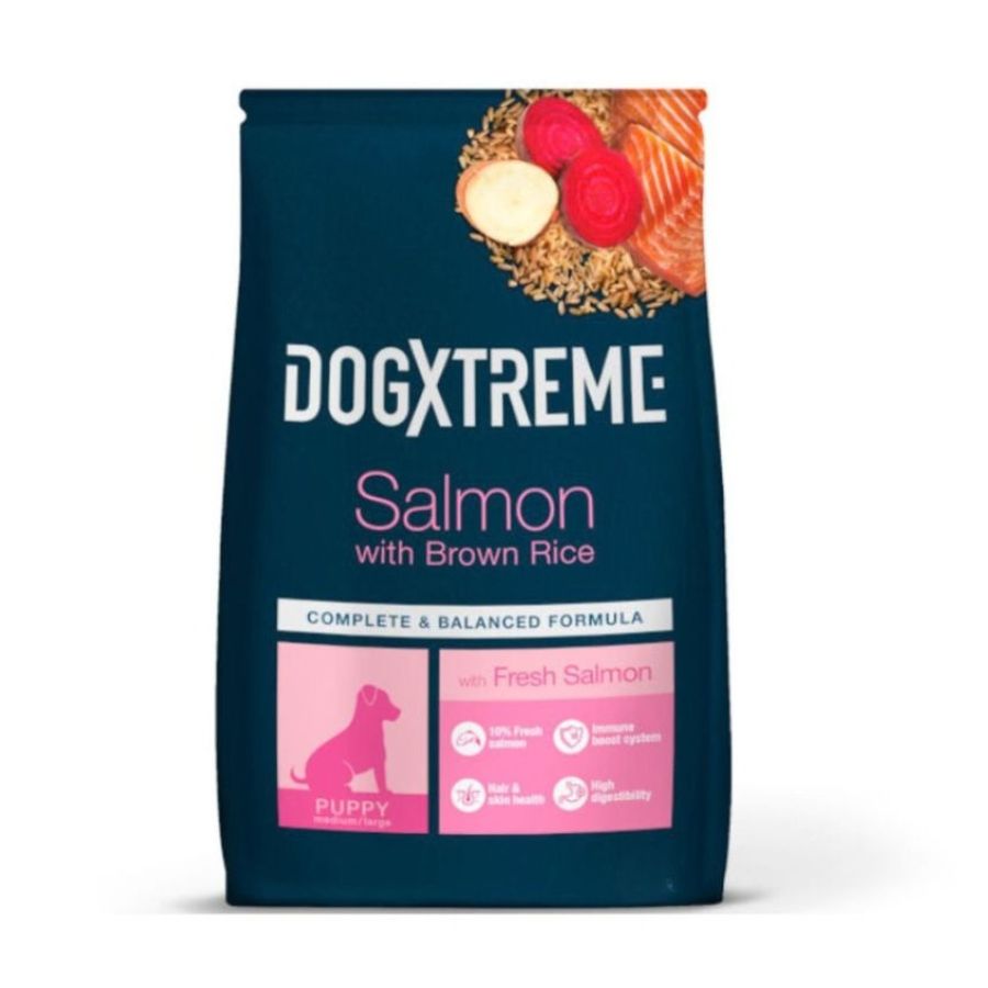 Dogxtreme Puppy salm&oacute;n y arroz alimento para perro